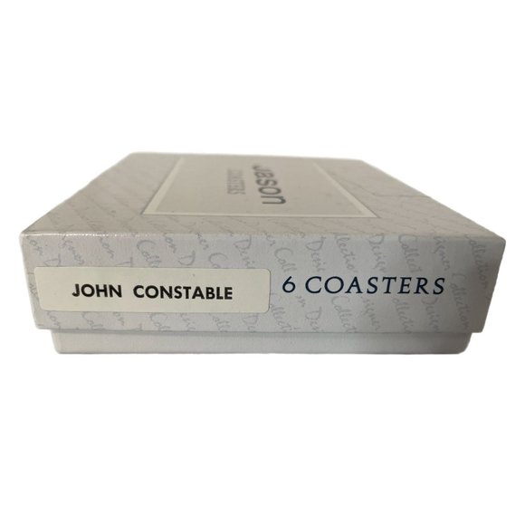 Jason Hardboard Cork Back Set of 6 Coasters by John Constable - Picture 3 of 9